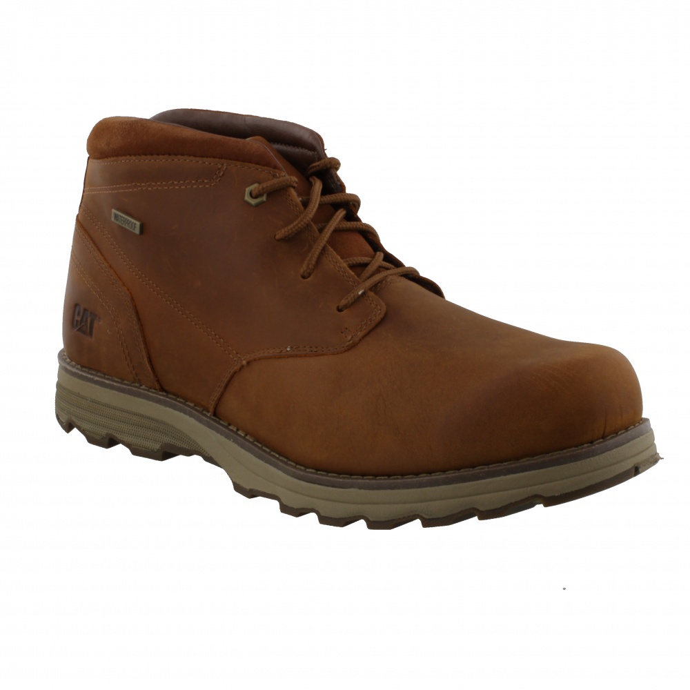 CAT ELUDE WP MID LEATHER BROWN